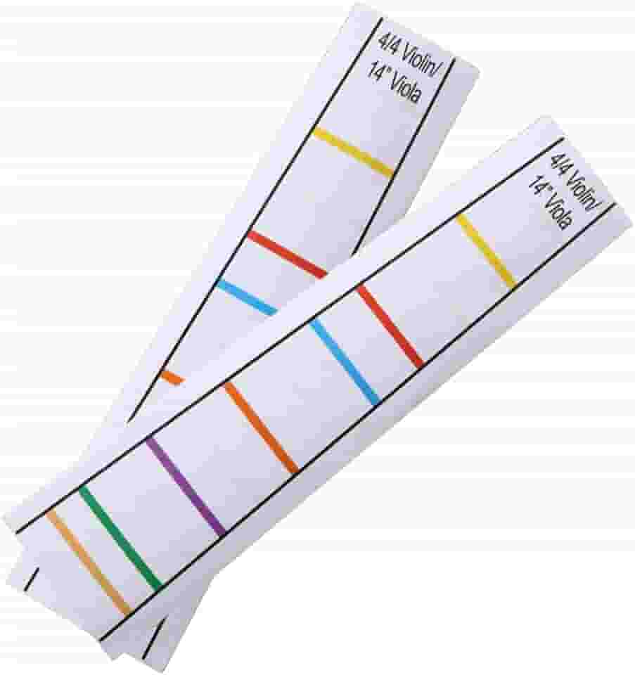 2 folhas transparentes para violino 4/4 guia de dedo guia de dedo decalque marcador de etiqueta acessório para prática de violoncelo iniciantes