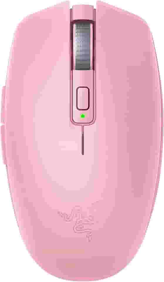 Razer Orochi V2 – Mouse para jogos sem fio – ultraleve – 2 modos sem fio – até 950 horas de vida útil da bateria – Interruptores mecânicos de mouse – Sensor óptico avançado 5G 18K DPI – Quartzo rosa