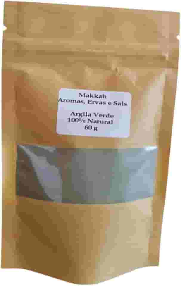 Argila Verde natural para combate a acne, diminuição de olheiras e purificação da pele