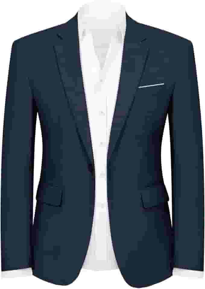 Blazer masculino slim fit de um botão, jaqueta esportiva leve para casamento, negócios, festa