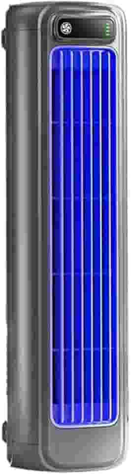 Ar condicionado móvel, ventilador de refrigeração portátil de ar condicionado, ventilador de refrigeração móvel com 3 velocidades para casa, quarto, viagem e escritório, azul