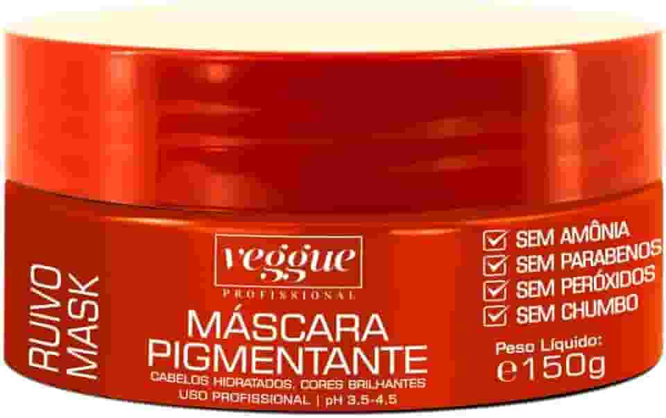Máscara Matizadora Tonalizante Ruivo Cobre Veggue Profissional 150ml