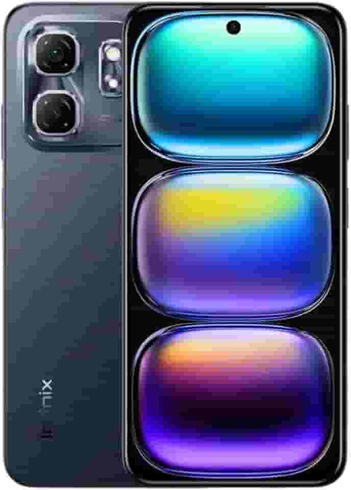 Infinix Hot 50i, 4GB + 4GB RAM 256GB, Tela 6.7' 120Hz, Câmera 48MP (Preto)