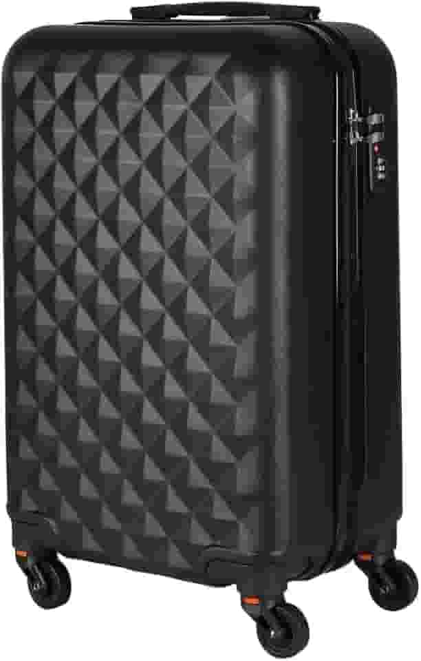 Mala de Bordo em ABS Com 4 Rodas 360 - Roncalli Alemanha Cor:Preto