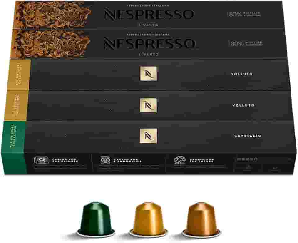 Cápsulas de Café Original Nespresso Equilibrado - 50 Cápsulas