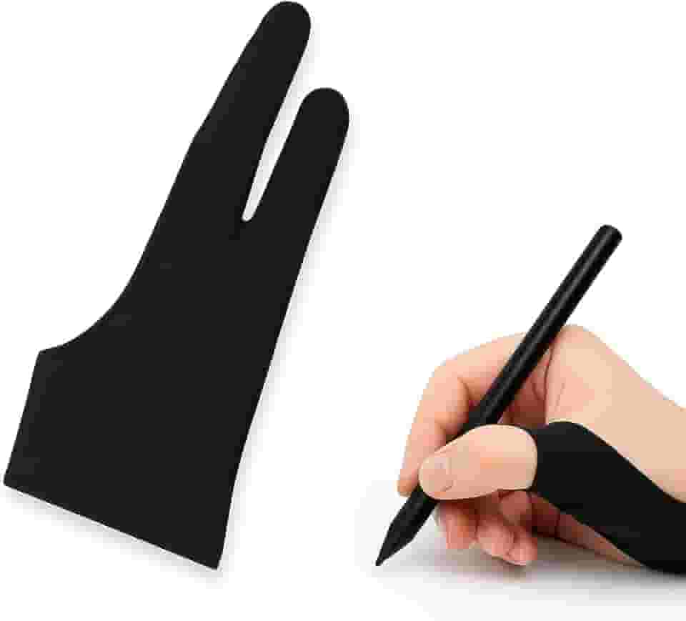 Luva de Desenho para Mesa Digitalizadora Profissional para Tablet iPad e Papel Reduz Atrito Evita Manchas e Melhora Precisão Melhora