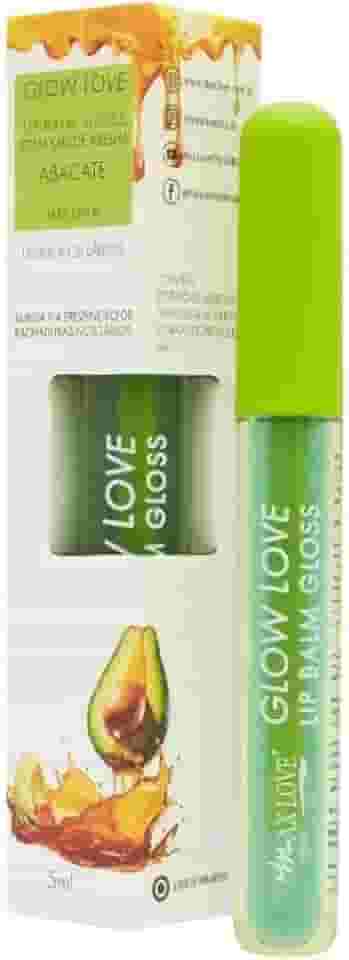 Lip Balm Gloss Abacate Max Love Glow Love - Hidratação Profunda e Brilho Natural para Lábios Secos