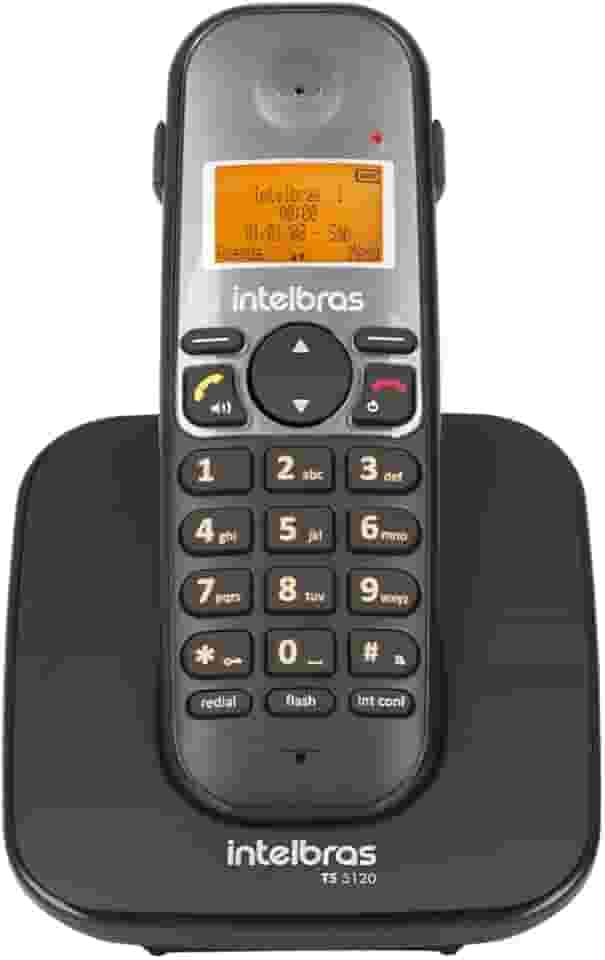 Telefone Digital Sem Fio TS 5120 Preto Intelbras