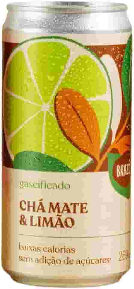 Chá Mate com Limão Gaseificado Brazô 269ml
