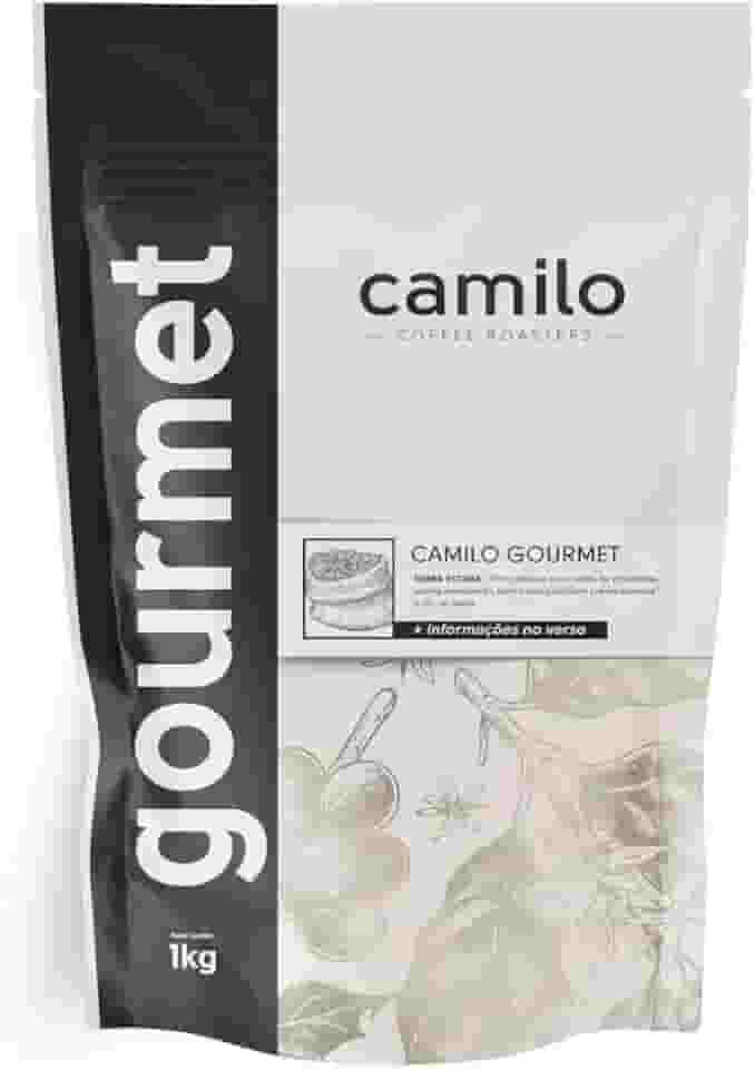 Café Camilo Gourmet 1 kg em grãos – 100% Arábica, torra escura com notas de chocolate e amêndoas