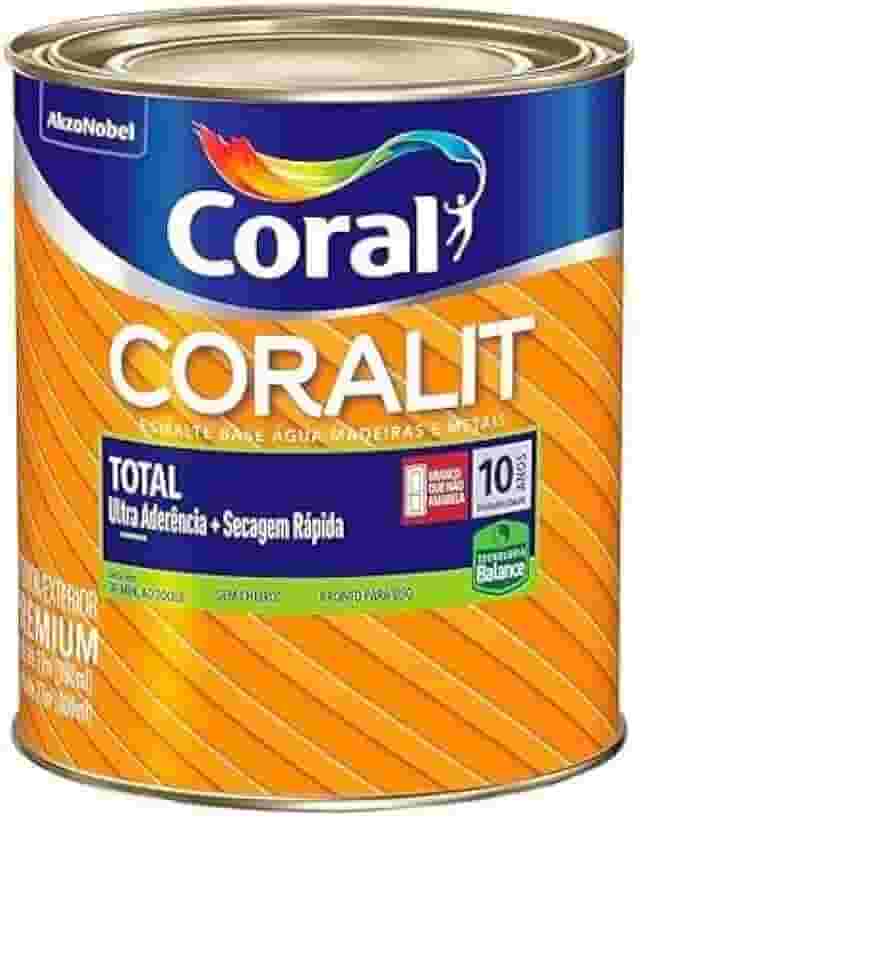 Tinta Coralit Total Branco Fosco 900ml Coral