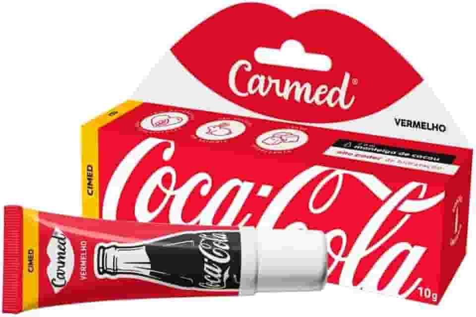 Hidratante Labial Carmed Coca Cola Vermelho 10g