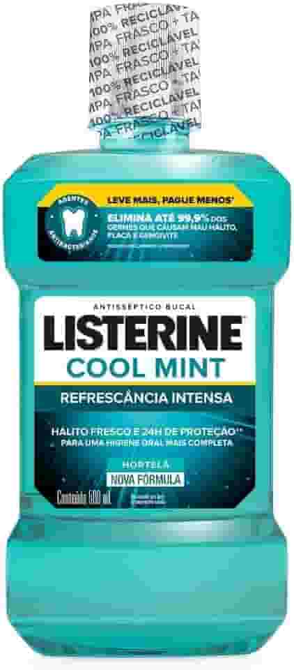Listerine Enxaguante Bucal Cool Mint, 500ml