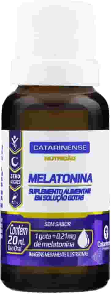 Melatonina em Gotas 0,21mg por Gota - Catarinense 20ml Sem Sabor