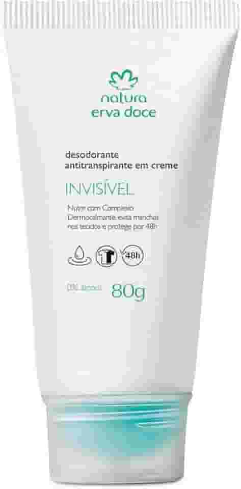 NATURA ERVA DOCE DESODORANTE EM CREME INVISIVEL 80G
