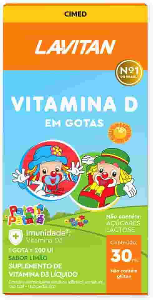 LAVITAN VIT-D SOL OR FR 30ML, Laranja, Pequeno