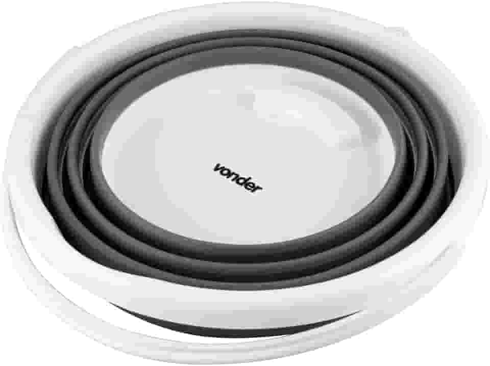 Balde dobrável, 10 litros, Vonder.