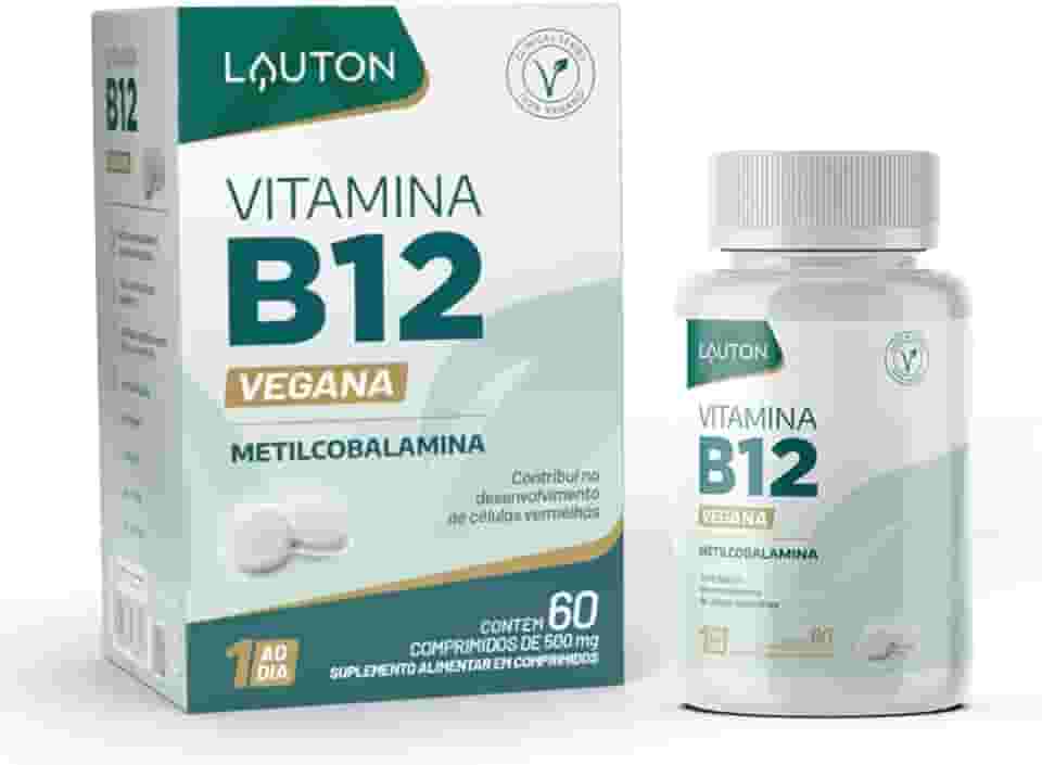 Vitamina B12 Metilcobalamina 9,94 Mcg Vegano 60 Ca Lauton