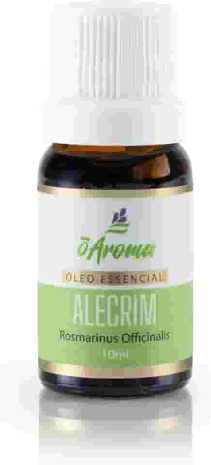 Óleo Essencial de Alecrim 100% Puro Vegano Auxilia no Crescimento de Cabelo Barba Diminui Queda Capilar Ajuda no Tratamento da Caspa Acne Rosmarinus Officinalis