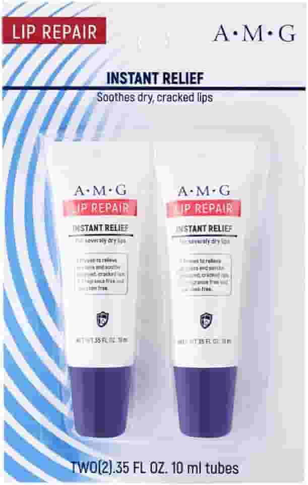 Reparador Labial, 2 Tubos de 10ml, Hidratante com Manteiga de Karité, Glicerina e Cera de Abelha, Alívio Instantâneo para Lábios Secos e Rachados