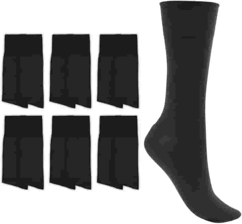 Kit 06 Pares Meia Social Trifil Lisa 100% Poliamida Masculino Adulto