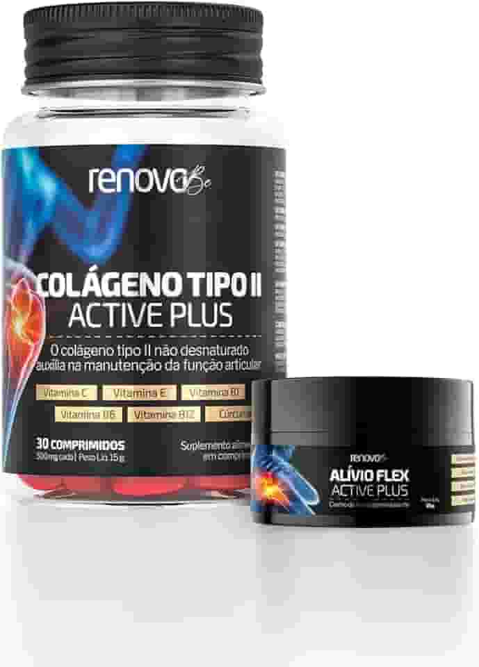 Colágeno Tipo 2 para Ossos e articulações - Renova Be (15 gramas, 1 Tipo 2 + 1 Alivio Dores)