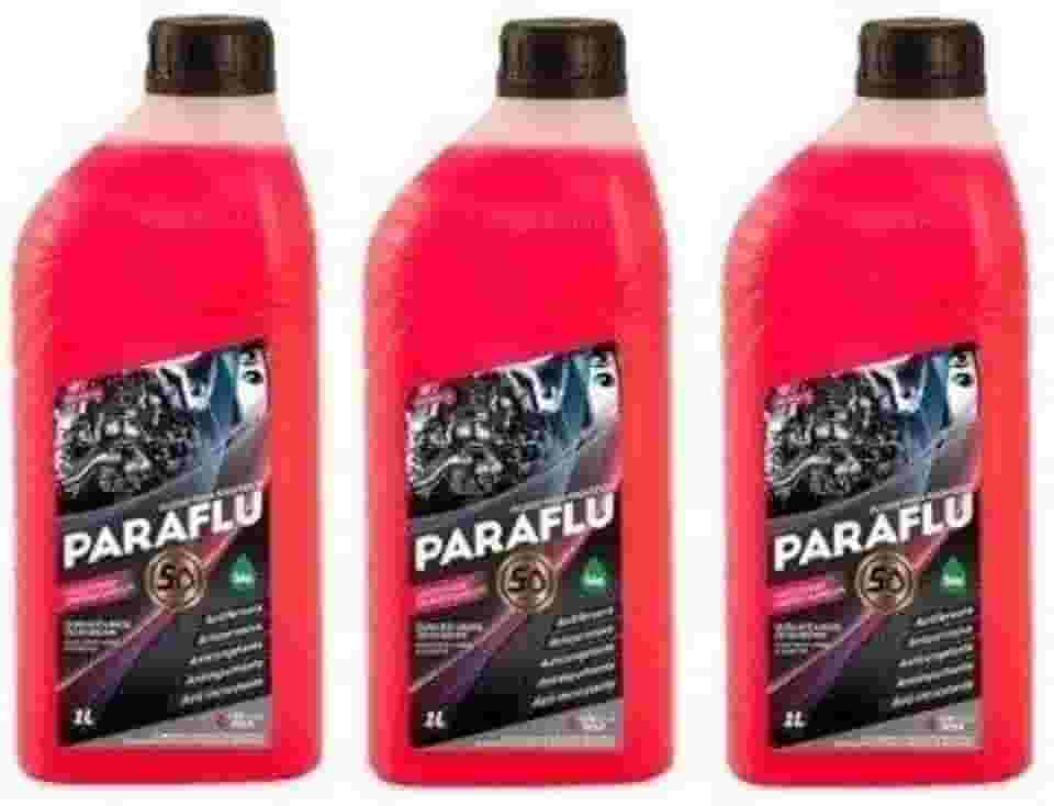 Aditivo Radiador Paraflu Rosa de 1 Litro Original 3 Unidades