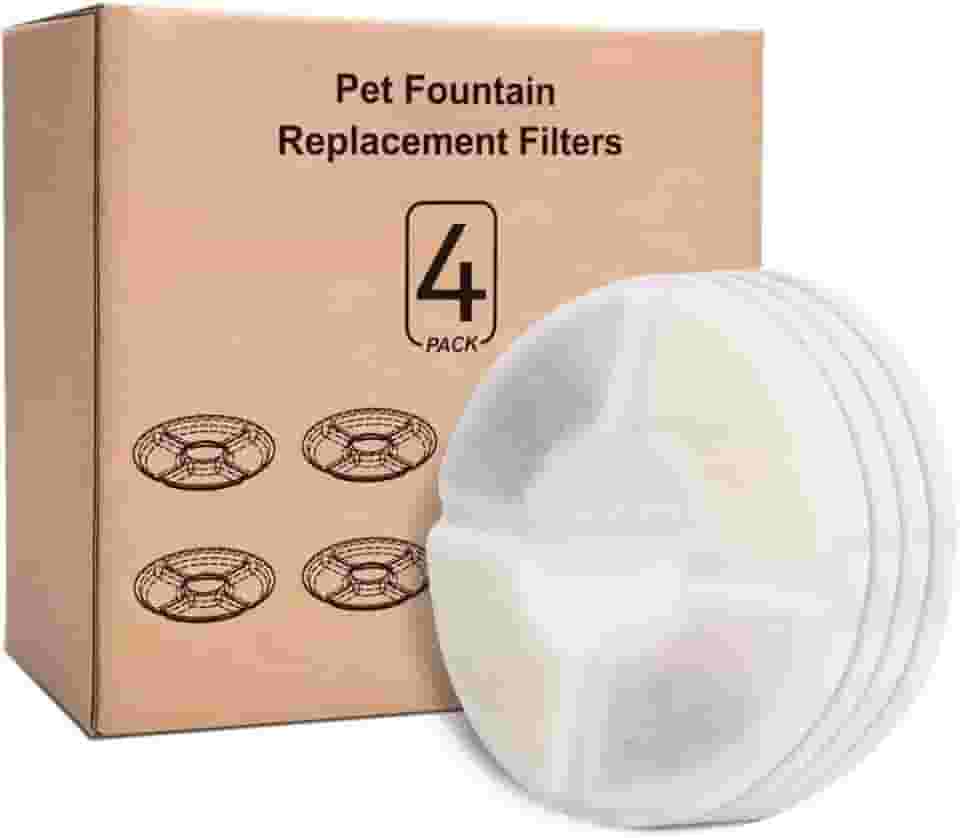 Kit 4 Refil Filtro Bebedouro Fonte De Água Pet Cães Gatos