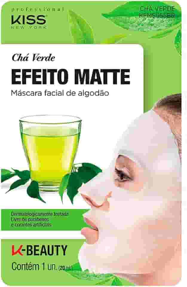 Kiss RK - Máscara Facial Efeito Matte Chá Verde Kfms05Sbr