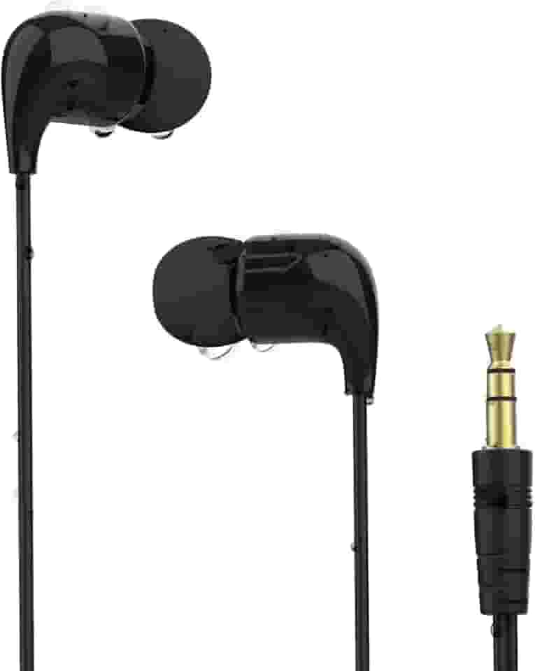 Fones De Ouvido Impermeáveis Com Fio Curto Para Natação, Giros Fáceis E Sem Queda, Conector 3,5 Mm 15 Polegadas Comprimento, Subaquáticos Mergulho, Snorkel Banho (Preto)