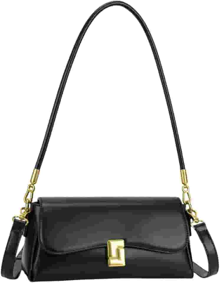 Bolsa Feminina Fivela Ombro Alça Transversal Ajustável Luxo QUBCCUM