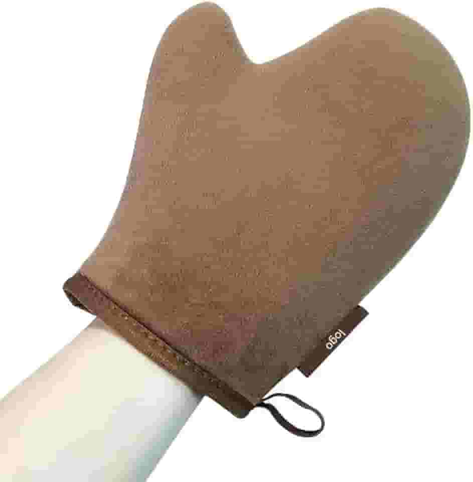 Luva reutilizável para limpeza do corpo, luva autobronzeadora, luvas aplicadoras de bronzeamento falso
