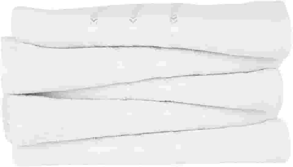 Kit com 20 Toalhas de Banho Viena Prática Ótima Absorção e Custo Benefício 100% Algodão (70x120cm) (Branca)