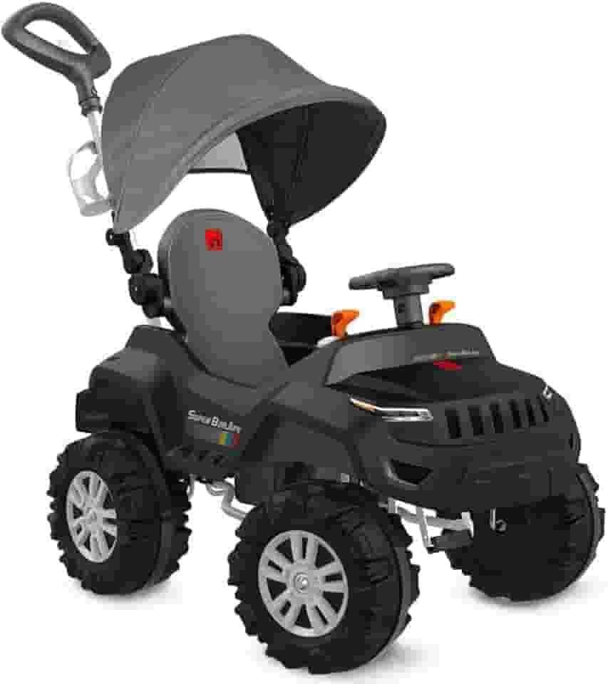 Superjipe Reclinavel Com Capota Passeio & Pedal (Preto) Bandeirante