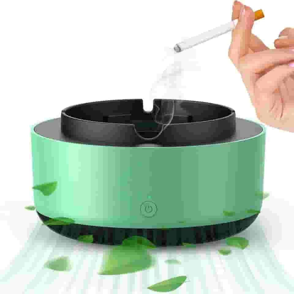 Cinzeiros Sem Fumaça para Cigarros Inteligência, Cinzeiro Sem Fumaça, Purificador de Ar Cinzeiro, Cinzeiro Multifuncional, Cinzeiro Sem Fumaça para Casa, Cinzeiro Interior Sem Fumaça
