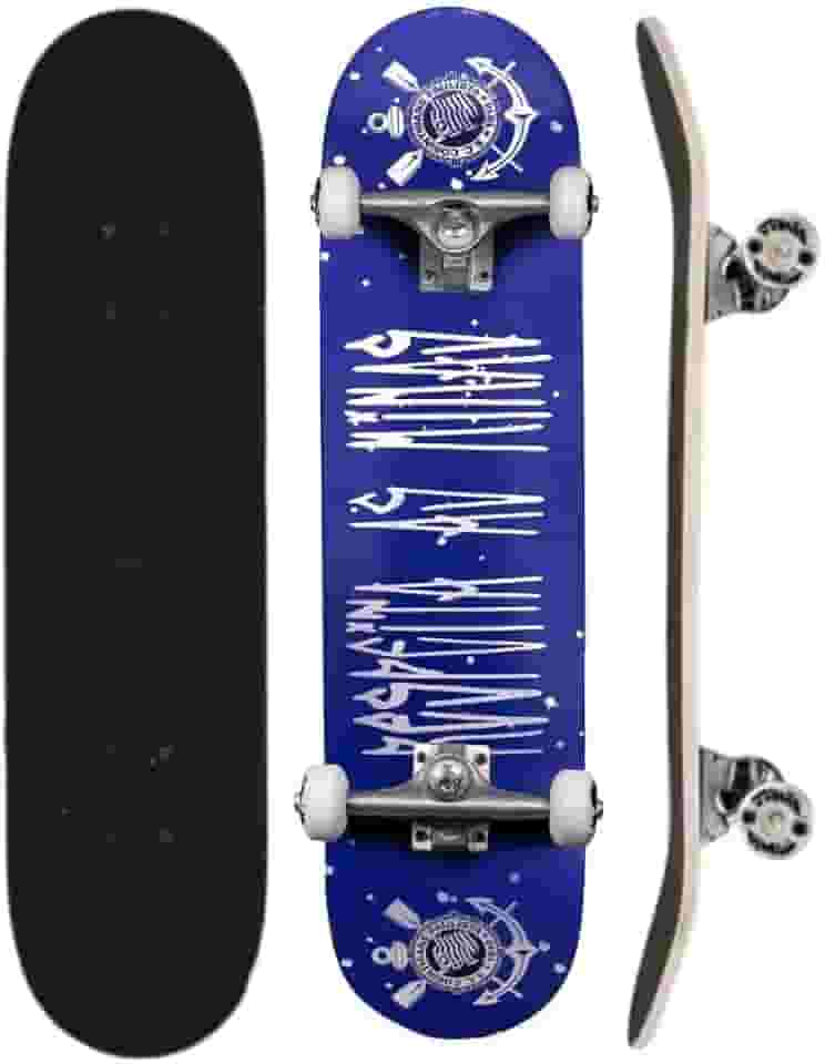 Skate Montado Completo Corinthians Marfim Iniciante Street