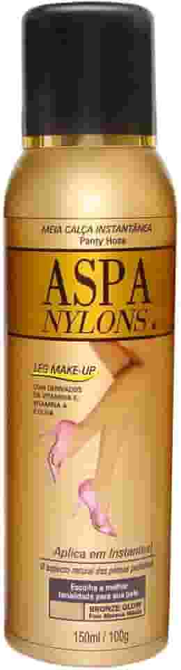 Aspa Nylons Maquiagem Spray para Pernas 150ml - BRONZE GLOW - PELE MORENA MÉDIA