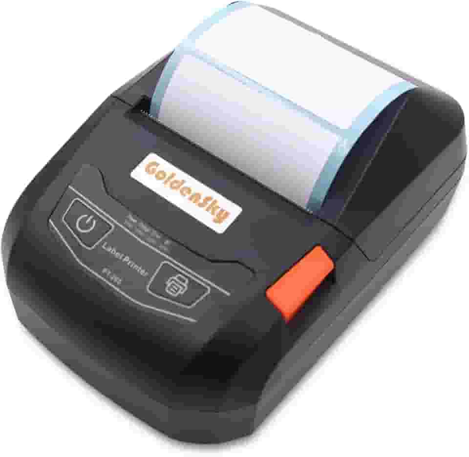 Mini Impressora Goldensky Térmica Portátil 58mm Bluetooth Sem Fio Compatível com Celular ou Computador (MTP 5M)