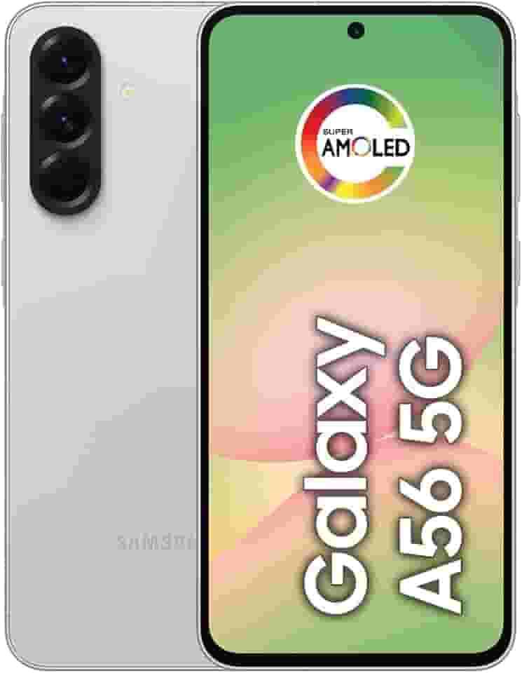 Smartphone Samsung Galaxy A56 5G 128GB, 8GB RAM, Câmera 50MP, IP67, Super AMOLED 6.7", Recursos AI, Cinza