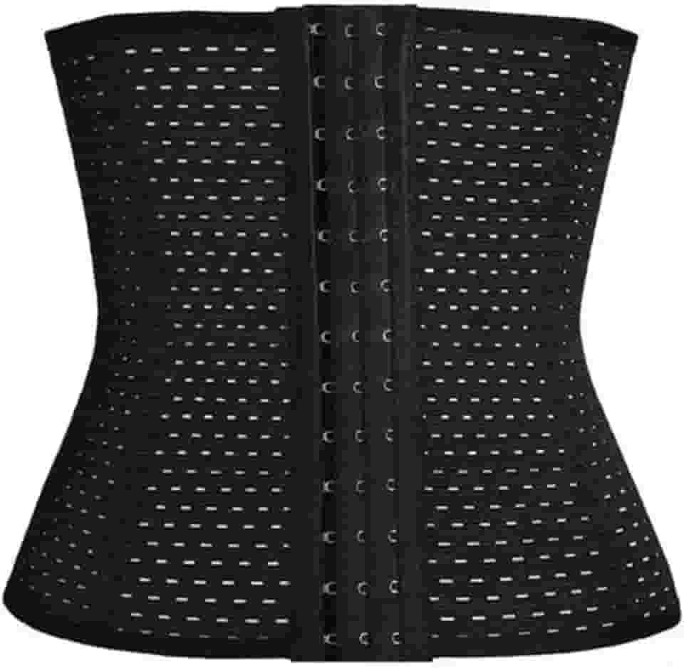 Cinta Modeladora Feminina Premium DUPIN – Compressão Ajustável para Barriga Definida – Preta Elegante