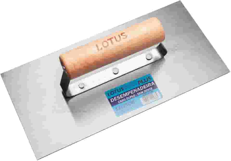 Desempenadeira Aço Inox Lisa Massa Corrida Gesso Parede