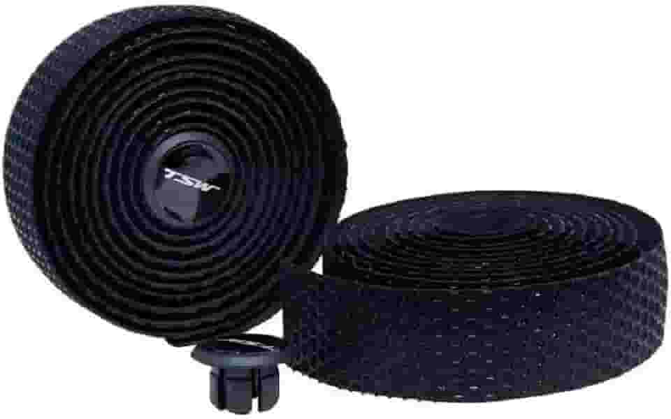 Fita de Guidão Bicicleta Speed Road Bike Silicone Gel Macia Tsw (Preto)