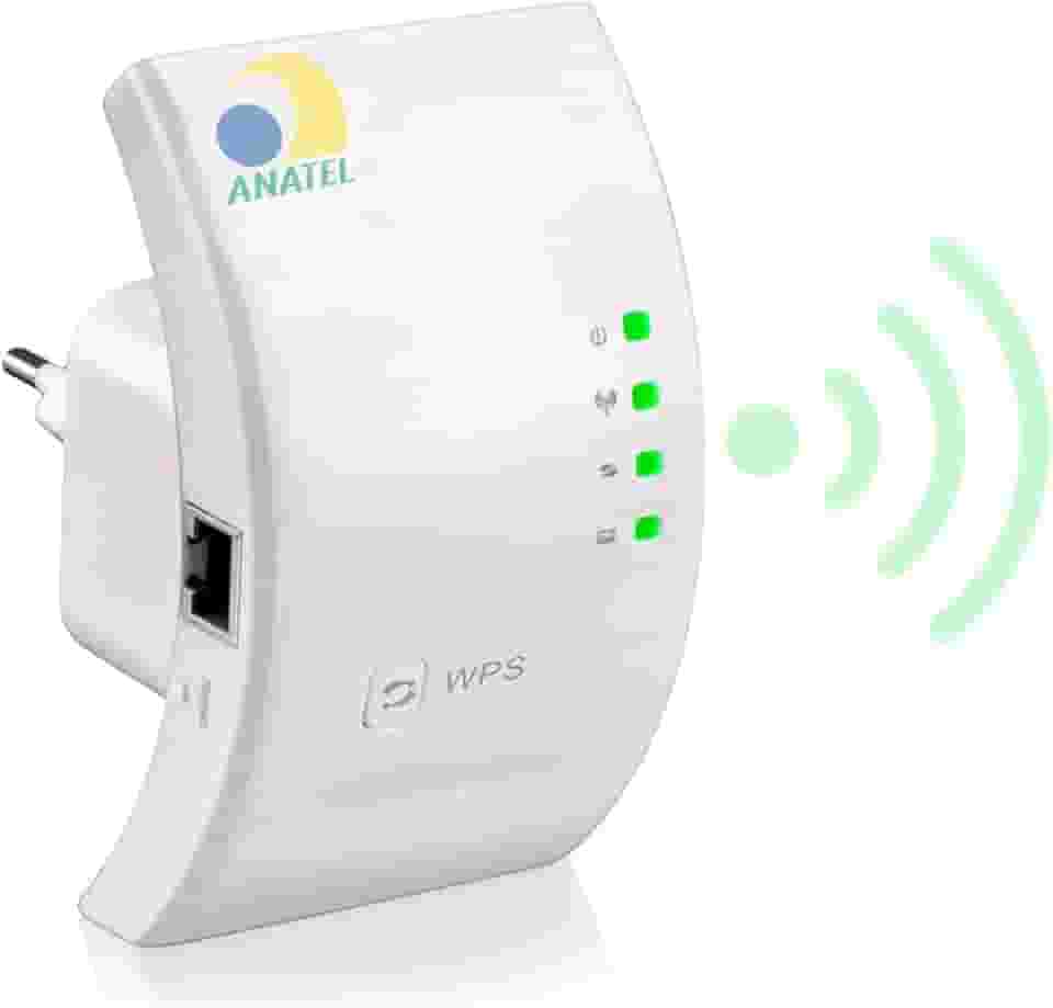 Repetidor de Sinal Wifi Amplificador Roteador Wireless Expansor Longo Alcance Potente Sem Fio Homologado Anatel Marca Nosredna Shop