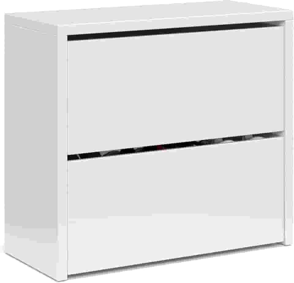 Sapateira Mel Com 2 Portas Articulada Organizadora Moderna Hall de Entrada - Diversas Cores (Branco)