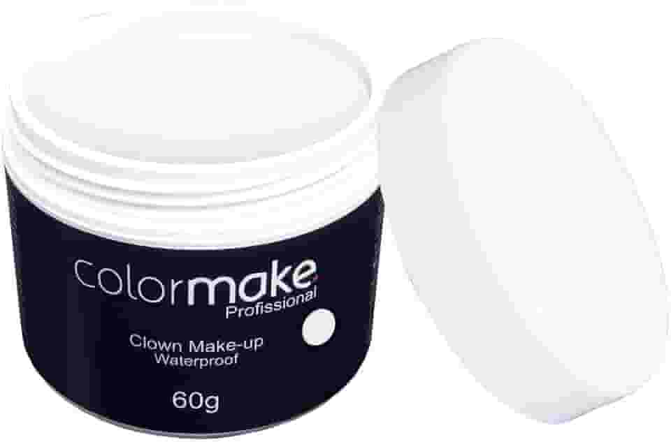 Clown Makeup Profissional 60G, Colormake, Branco