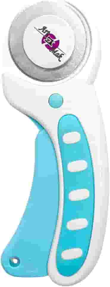 Cortador Circular Manual Lâmina 45mm com Trava para Patchwork, Artesanato (Branco e Menta)