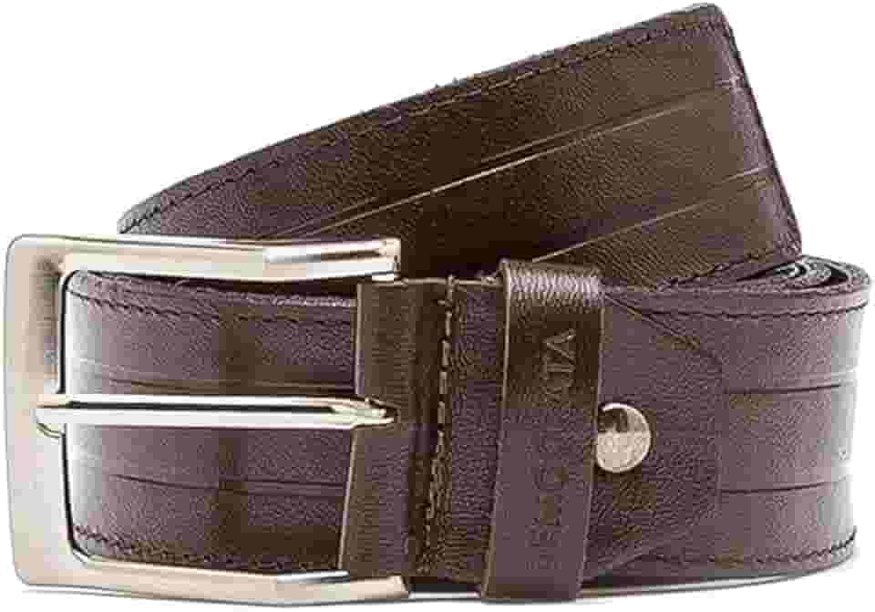 Cinto Masculino Democrata Couro Largo Fit