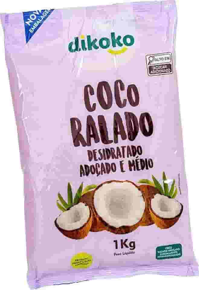 Coco Ralado Fino Composto Nacional 1Kg Dikoko