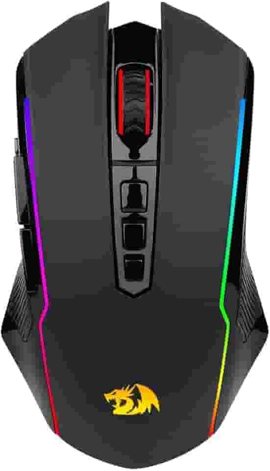 Mouse Gamer Redragon Nix, RGB, 10000DPI, 9 Botões, Wireless - M914-RGB - Preto