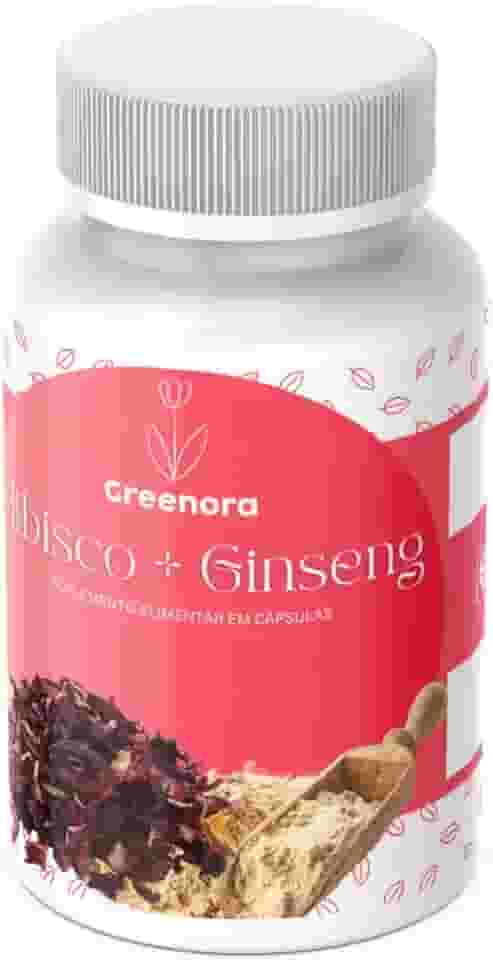Hibisco com Ginseng 120 Cápsulas Greenora (1 Unidade)